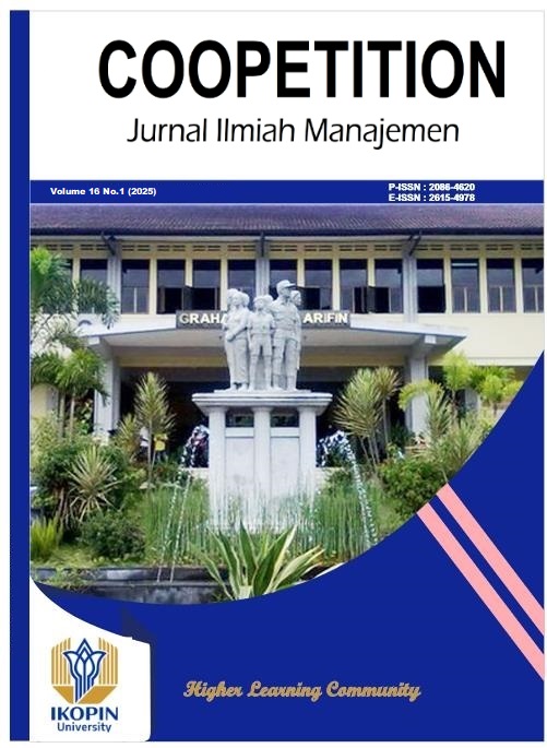 					View Vol. 16 No. 1 (2025):  Coopetition : Jurnal Ilmiah Manajemen
				