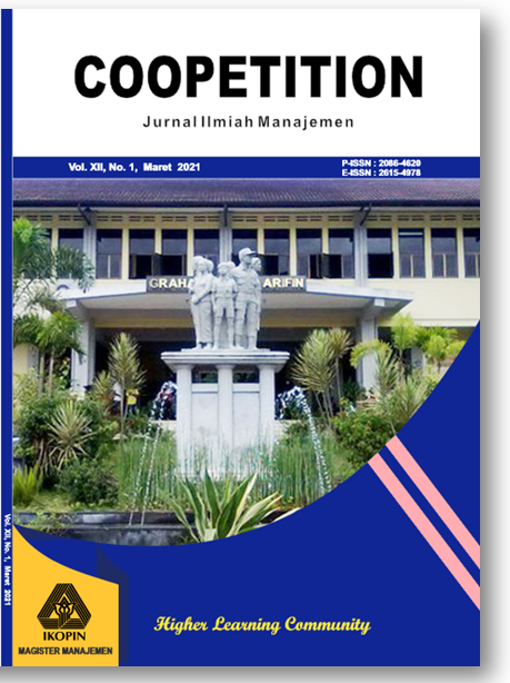 					View Vol. 12 No. 1 (2021): Coopetition: Jurnal Ilmiah Manajemen
				