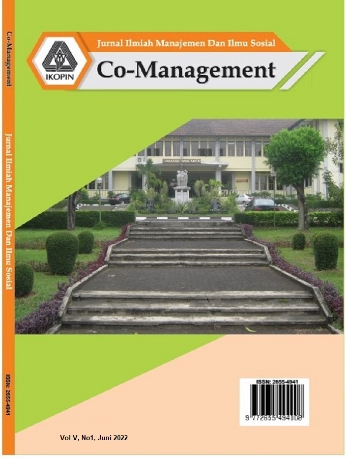 					View Vol. 5 No. 1 (2022):  Jurnal Ilmiah Manajemen dan Ilmu Sosial : Co-Management
				