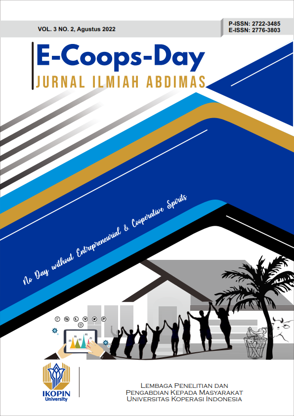 					View Vol. 3 No. 2 (2022):  E-Coops-Day : Jurnal Ilmiah Abdimas
				