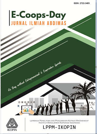 					View Vol. 1 No. 1 (2020): E-Coops-Day : Jurnal Ilmiah Abdimas
				